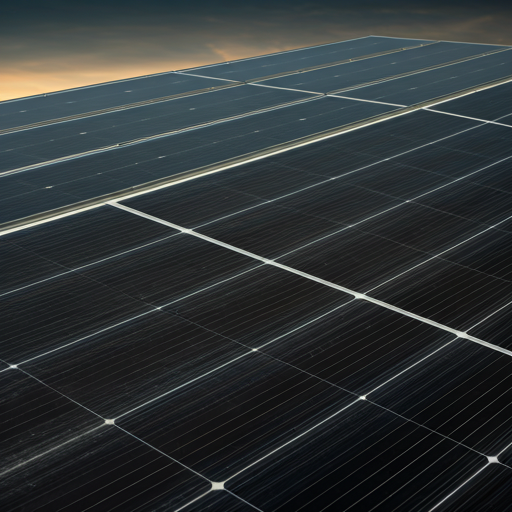 Solar panel engineering detail
